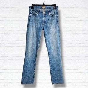 MOTHER Rascal Ankle Snippet Jean in Well Played Size 27